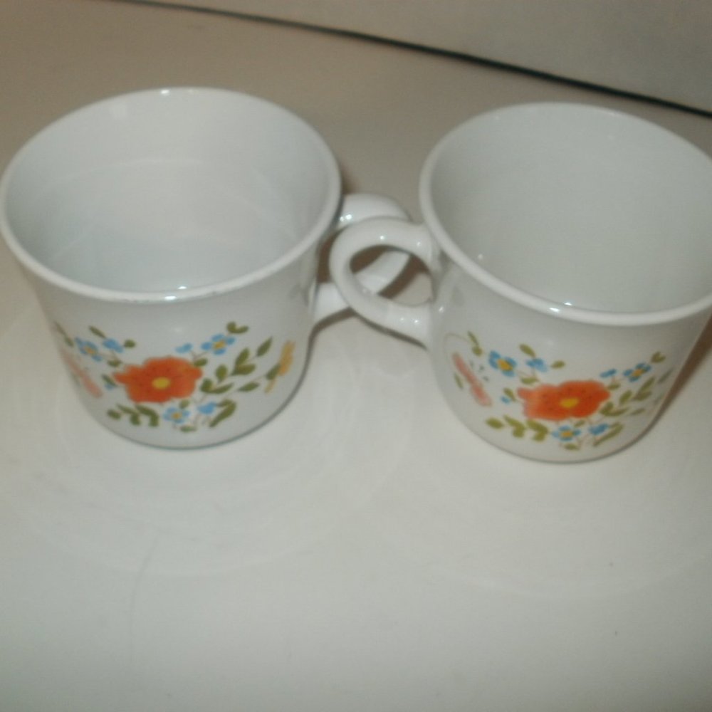 Corelle Spring Bouquet Coffee Mugs